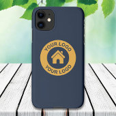 Eenvoudige aangepaste zakelijke Logo iPhone Hoesje