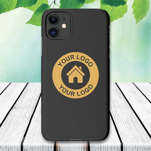 Eenvoudige aangepaste zakelijke Logo iPhone Hoesje