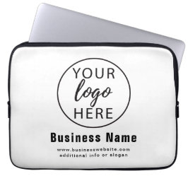 Eenvoudige aangepaste zakelijke Logo Laptop Sleeve