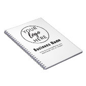 Eenvoudige aangepaste zakelijke Logo Notitieboek (Rechterzijde)