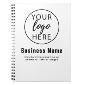 Eenvoudige aangepaste zakelijke Logo Notitieboek (Voorkant)