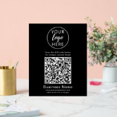 Eenvoudige Aangepaste Zakelijke Logo QR-code Acryl Bord (Huwelijk)