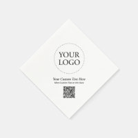 Eenvoudige Aangepaste Zakelijke Logo QR Code Promo