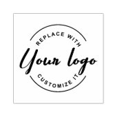 Eenvoudige aangepaste zakelijke logo sjabloon rubberstempel (Afrduk)