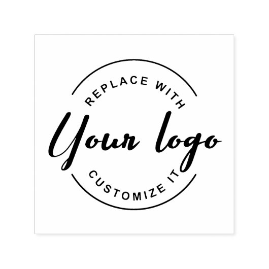 Eenvoudige aangepaste zakelijke logo sjabloon  zelfinktende stempel (Design)