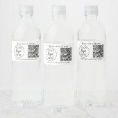 Eenvoudige aangepaste zakelijke voedsel en drank l waterfles etiket (Flessen)