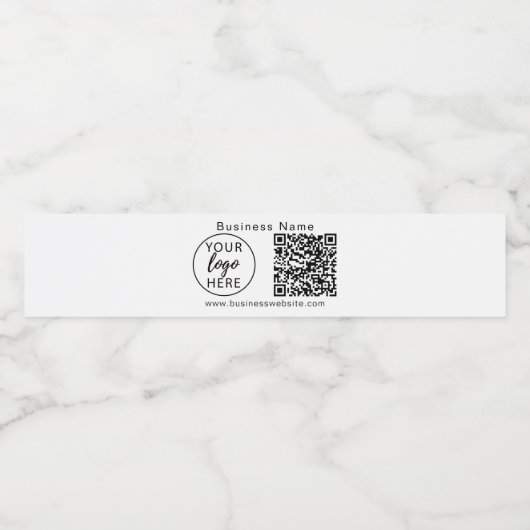 Eenvoudige aangepaste zakelijke voedsel en drank l waterfles etiket (Enkel label)