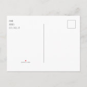 Eenvoudige aankondiging Baby foto van Cactus Birth (Achterkant)