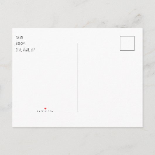 Eenvoudige aankondiging Baby foto van Cactus Birth (Achterkant)