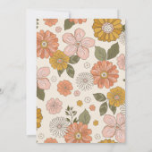 Eenvoudige aankondiging foto geboorte | Girl Birth (Achterkant)