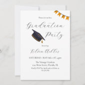 Eenvoudige Aankondiging Partij Uitnodigen Klasse v (Voorkant)