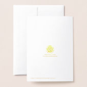 Eenvoudige aankondiging van Afstuderen Elegant Fot (Met envelop)