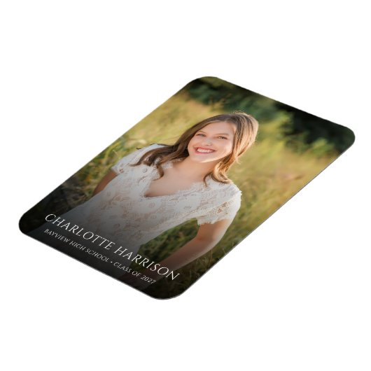 Eenvoudige aankondiging van Afstuderen foto's Magneet (Linkerzijde)