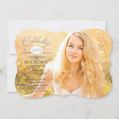 Eenvoudige aankondiging van de Afstuderen van het  (Voorkant)