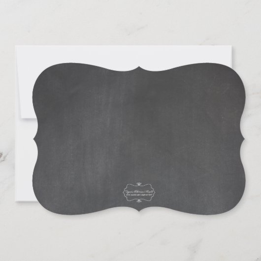 Eenvoudige aankondiging van de Afstuderen van het  (Achterkant)