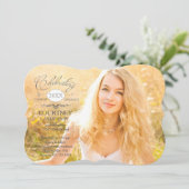 Eenvoudige aankondiging van de Afstuderen van het (Staand voorkant)