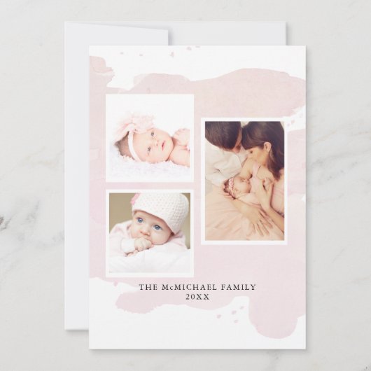 Eenvoudige aankondiging van de foto van het modern (Achterkant)