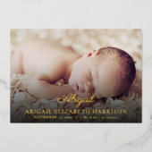 Eenvoudige aankondiging van de geboorte van de gou (Voorkant)