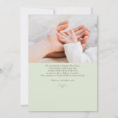 Eenvoudige aankondiging van de geboorte van Wildbl (Achterkant)