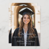 Eenvoudige Aankondiging van een Aangepast Foto afs (Voorkant / Achterkant)