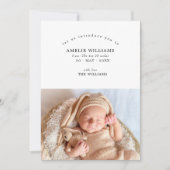 Eenvoudige aankondiging van Elegant 2-foto's nieuw (Voorkant)