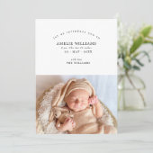 Eenvoudige aankondiging van Elegant 2-foto's nieuw (Staand voorkant)