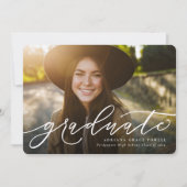 Eenvoudige aankondiging van het afstuderen van de (Voorkant)