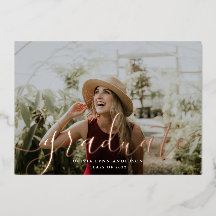 Eenvoudige aankondiging van het Afstuderen van de