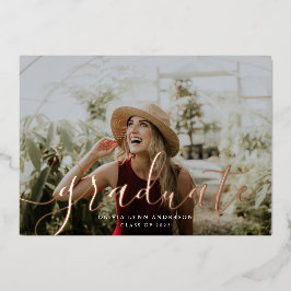 Eenvoudige aankondiging van het Afstuderen van de 