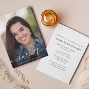 Eenvoudige aankondiging van het Afstuderen van Ele