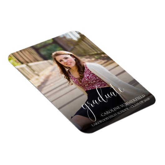 Eenvoudige aankondiging van het Afstuderen van Ele Magneet (Rechterzijde)