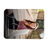 Eenvoudige aankondiging van het Afstuderen van Ele Magneet (Horizontaal)