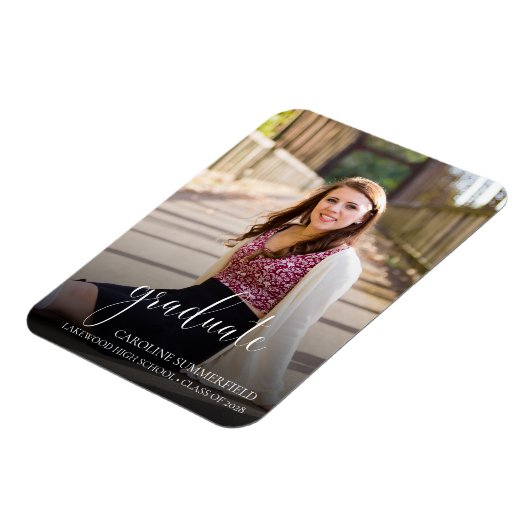 Eenvoudige aankondiging van het Afstuderen van Ele Magneet (Linkerzijde)