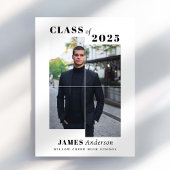 Eenvoudige aankondiging van het moderne Afstuderen