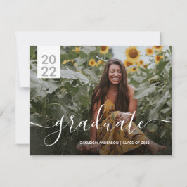 Eenvoudige aankondiging van het moderne Afstuderen