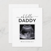 Eenvoudige aankondiging van zwangerschap Ultrasoun (Voorkant / Achterkant)