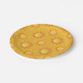 Eenvoudige aanlooptekeningen papieren bordje (Gekanteld)