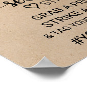 Eenvoudige aanmelding van het Faux Kraft Callifie- Poster (Hoek)