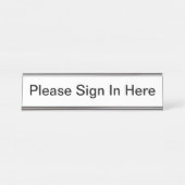 Eenvoudige aanmelding van het gebied waar medische bureau naambordje (Voorkant)