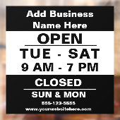 Eenvoudige aanmelding voor aangepaste Kantoor Raamsticker (Vel 2)