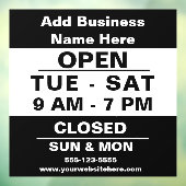 Eenvoudige aanmelding voor aangepaste Kantoor Raamsticker (Vel 3)