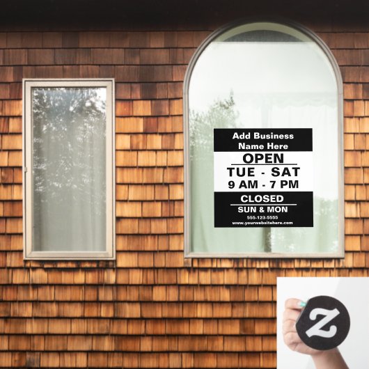 Eenvoudige aanmelding voor aangepaste Kantoor Raamsticker (Huis Raam)