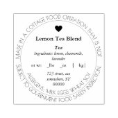 Eenvoudige aanpasbare houthandels voor rubber rubberstempel (Afrduk)