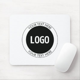 Eenvoudige Aanpasbare Tekst & Uw Logo of Afbeeldin Muismat