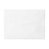 Eenvoudige aanpassing van de kleur van grijze mini adreslabel wikkel (Achterkant)