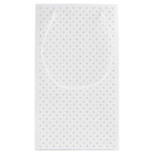 Eenvoudige aanpassing van de kleur van grijze mini klein cadeauzakje (Achterkant)