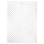 Eenvoudige aanpassing van de kleur van grijze mini klembord (Achterkant)