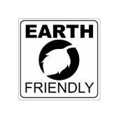 Eenvoudige Aarde-vriendelijk, Eco Rubberstempel (Afrduk)