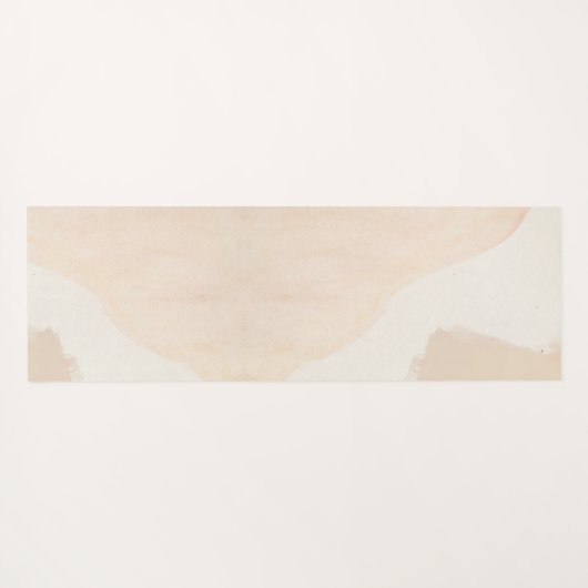 Eenvoudige Abstracte Boho Waterverf Aangepaste Naa Yogamat (Achterkant (horizontaal))