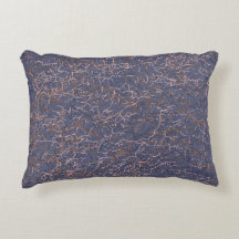 Eenvoudige Abstracte Draad Kunst Blauwe Patroon